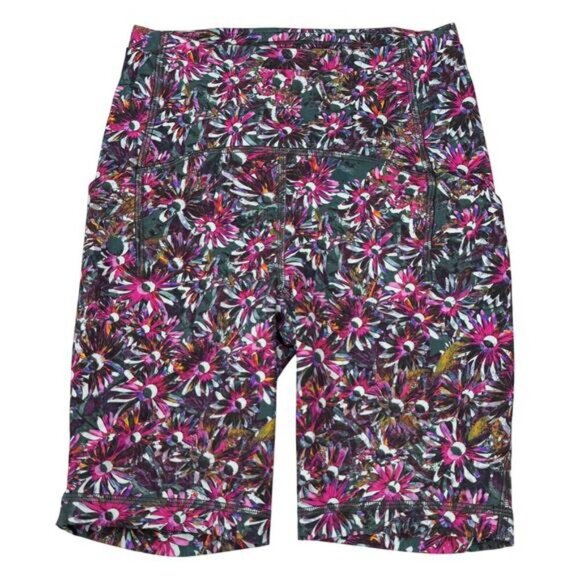 LULULEMON Swift Speed High-Rise Short 8" Size 2 Floral Electric Multi - Picture 6 of 8